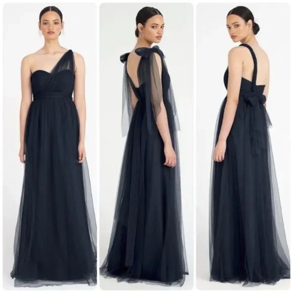 Jenny Yoo 'Annabelle' Convertible Tulle Column Dress Sz 4